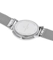 Reloj de pulsera sencillo para mujer Pierre Cardin, reloj analógico de cuarzo con brazalete de acero inoxidable 3ATM 39 mm CBV.1006 Plata Reloj de pulsera sencillo para mujer Pierre Cardin, reloj analógico de cuarzo con brazalete de acero inoxidable 3ATM 39 mm CBV.1006 Plata