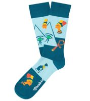 1 pares de calcetines de algodón Ojo de Horus color mostaza con estampado de símbolos egipcios medias largas 20S-EYEH Azul/Amarillo/Naranja/Verde