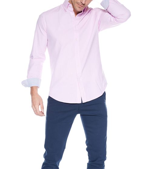 steffen klein men's long-sleeved shirt business shirt fashionable cotton shirt 900139 pink