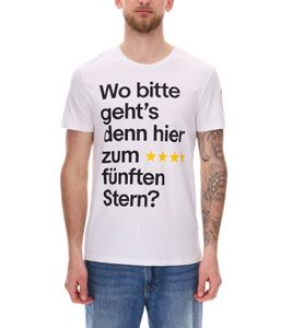 Herren ebay Fußball-Fan-Shirt Baumwoll-Rundhals-Shirt mit Rückennummer DFB Jubelsommer 900428 Weiß