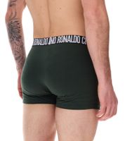 8er Pack CR7 CRISTIANO RONALDO Basic Trunk Herren Boxershorts atmungsaktive Baumwoll-Unterhose Unterwäsche 300-8109-49-2534 Schwarz/Rot/Grün/Navy