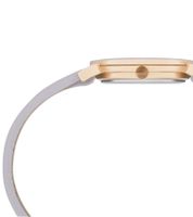 Pierre Cardin Damen Armband-Uhr Ziffernblatt analoge Quarz-Uhr mit Leder-Armband 3ATM 27mm CPI.2503 Rosa/Weiß/Gold