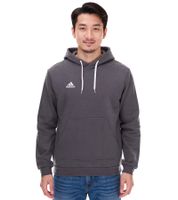 adidas Entrada 22 Hoody Herren Kapuzen-Pullover nachhaltiger Herren Baumwoll-Sweater mit Kängurutasche Hoodie HB0578 Grau