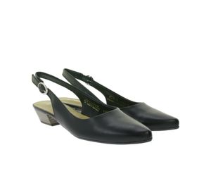 Tamaris - Zapatos de salón elegantes de piel auténtica para mujer 750178 Negro