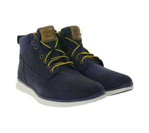 Chaussures en cuir véritable pour hommes Timberland Killington Chukka Semelle avec technologie SensorFlex Bottines avec semelle intérieure OrthoLite 29804062 Bleu/Jaune