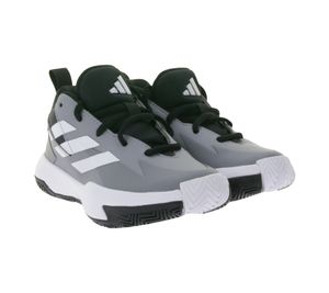 adidas cross Em Up children's gym shoes for girls and boys with Cloudfoam sole sports shoes 92690651 gray/black/white