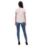 PUMA City Camicia da donna in cotone con scritta Praha/Prague Camicia a maniche corte Girocollo 575957 20 Bianco/Nero