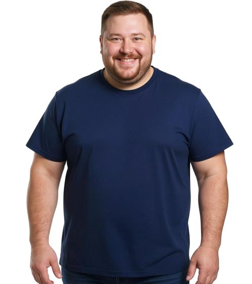 T-shirt homme ELEVATE Heros 4XL et 5XL, en coton uni 150 g/m², basique, sous-vêtement, grandes tailles, 3802849, bleu marine