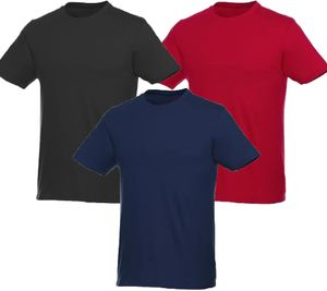 Camiseta de hombre ELEVATE Heros Camisa lisa de algodón 150 g/m2 Camisa básica Camiseta interior tallas grandes roja, negra o azul marino