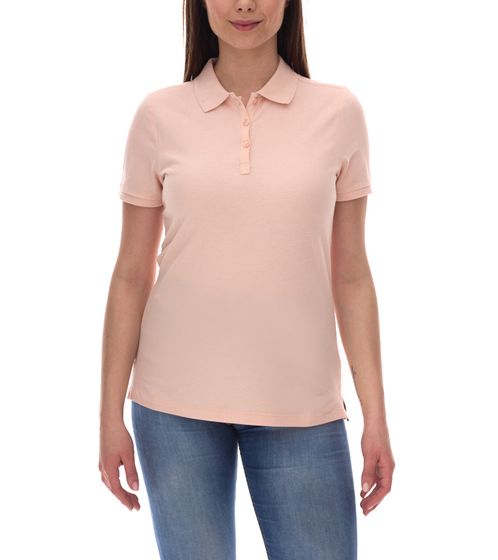 ELEVATE Calgary Damen Polo-Shirt Baumwolle Polo-Hemd Pique-Strick 200 g/m² 3808191 Rosa-Blush 