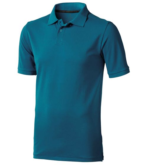 ELEVATE Calgary Herren Polo-Shirt Baumwolle Polo-Hemd Pique-Strick 200 g/m² 3808052 Blau