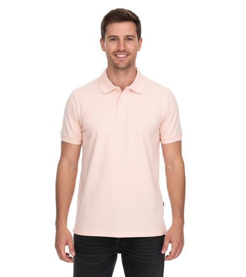 ELEVATE Calgary Herren Polo-Shirt Baumwolle Polo-Hemd Pique-Strick 200 g/m² 3808091 Rosa-Blush 