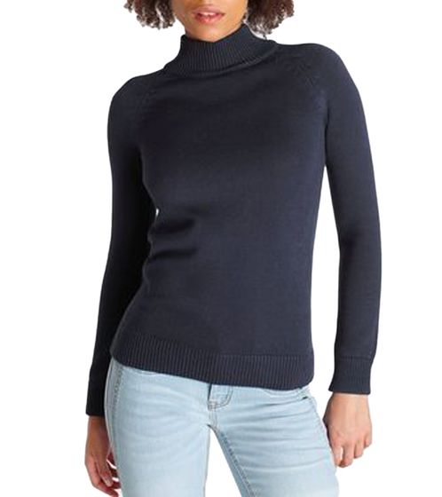 ARIZONA women's knitted sweater, cotton sweater, turtleneck sweater 33290663 dark blue