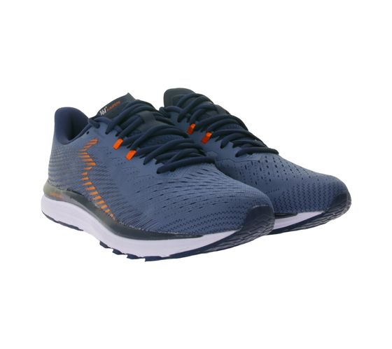 Zapatillas de running para hombre 361° KAIROS con tecnología QU!K Flex Zapatillas deportivas con suela Ortholite Y2207-6970 Azul-gris/naranja