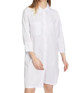 OTTO Blusa de mujer Vestido Blusa de verano con cuello Kent Camisa de manga larga 89347006 Blanco