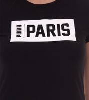 PUMA City women's cotton shirt with Praha/Prague, Paris, Vienna or Madrid lettering, short-sleeved shirt, round neck shirt 575957 white or black