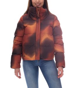 ragwear women's winter jacket, water-repellent quilted jacket, outdoor jacket 26676003 orange/black