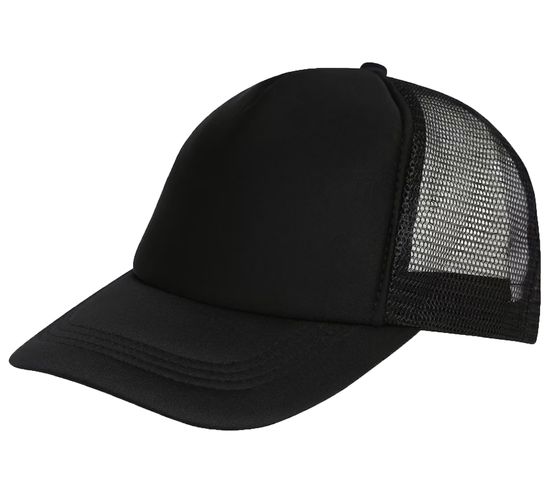 ABOUT YOU Bella Snapback Cap schlichte Mütze mit Netzeinsatz für Damen und Herren AYO6350001 Schwarz