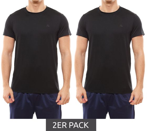 2er Sparpack DANISH ENDURANCE nachhaltiges Herren Funktions-Shirt Lauf-Shirt 83000 Schwarz