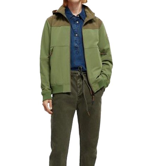 SCOTCH & SODA Herren Jacke wasserabweisende Outdoor-Jacke im Colorblock-Design 69878052 Khaki