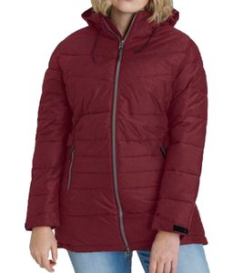 G.I.G.A. DX by killtec Damen Jacke wasserabweisende Stepp-Jacke mit Kapuze Outdoor-Jacke 92193343 Weinrot