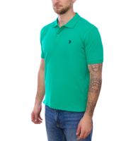 U.S. POLO ASSN. Polo homme, chemise basique, chemise en coton, chemise à manches courtes dans différents modèles vert, bleu clair, rouge ou gris U.S. POLO ASSN. Polo homme, chemise basique, chemise en coton, chemise à manches courtes dans différents modèles vert, bleu clair, rouge ou gris