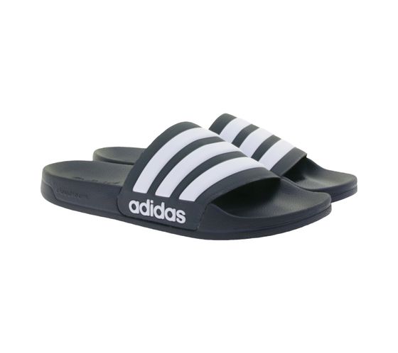 Zapatillas de playa adidas Adilette Shower para hombre GZ5920 Negro/Blanco