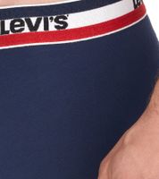 5er Sparpack LEVI`S Herren Boxershorts Baumwoll-Unterwäsche mit farblichen Akzenten am Bund 701224335 Schwarz/Grau oder Schwarz/Grau/Blau