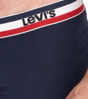 5er Sparpack LEVI`S Herren Boxershorts Baumwoll-Unterwäsche mit farblichen Akzenten am Bund 701224335 Schwarz/Grau oder Schwarz/Grau/Blau