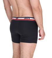 5er Sparpack LEVI`S Herren Boxershorts Baumwoll-Unterwäsche mit farblichen Akzenten am Bund 701224335 Schwarz/Grau oder Schwarz/Grau/Blau