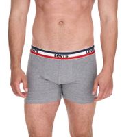 5er Sparpack LEVI`S Herren Boxershorts Baumwoll-Unterwäsche mit farblichen Akzenten am Bund 701224335 Schwarz/Grau oder Schwarz/Grau/Blau