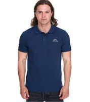 Kappa Herren Baumwoll-Polo mit kleiner Stickerei Polo-Shirt Kurzarm-Shirt Pique-Strick 303173NC A05 Dunkelblau Kappa Herren Baumwoll-Polo mit kleiner Stickerei Polo-Shirt Kurzarm-Shirt Pique-Strick 303173NC A05 Dunkelblau