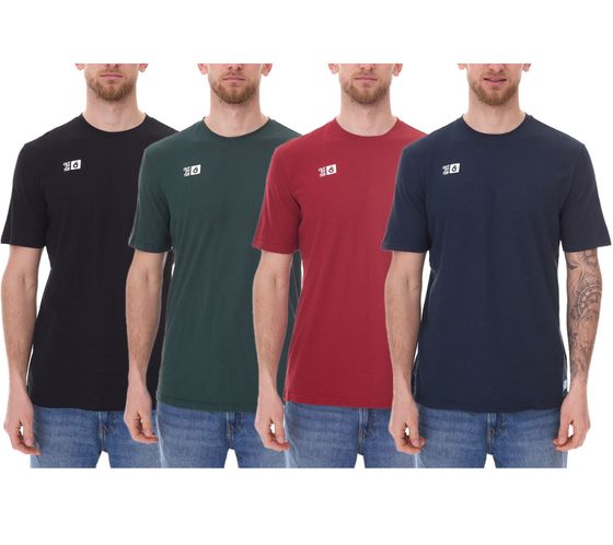 Outfitter OCEAN FABRICS TAHI T-Shirt nachhaltiges Herren Präsentations-Shirt Sommer-Shirt Sport OUT-M-1020-OTW Rot, Dunkelblau, Schwarz oder Grün