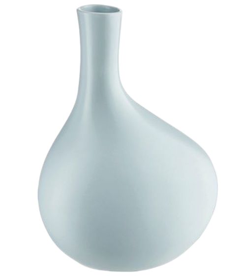 Vase en porcelaine COUCH, vase à fleurs, décoration d'intérieur, vase décoratif, récipient en porcelaine 89955308 bleu clair