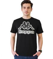 Kappa Herren Baumwoll-Shirt mit großem Logo Rundhals-Shirt Kurzarm-Shirt T-Shirt Oeko-Tex 100 zertifiziert 7085/8191 Schwarz, Grün, Weiß oder Rot Kappa Herren Baumwoll-Shirt mit großem Logo Rundhals-Shirt Kurzarm-Shirt T-Shirt Oeko-Tex 100 zertifiziert 7085/8191 Schwarz, Grün, Weiß oder Rot