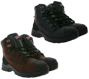 RED WING SHOES SB und S3 Sicherheits-Schuhe mit SwenFlex Pro-Sohle und ForceGuard-System Arbeits-Stiefel mit TredMax-Sohle Factory Second Schnür-Boots Braun oder Schwarz