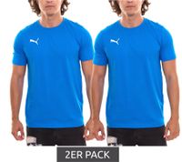 2er Sparpack PUMA TeamGoal 23 Casual Herren T-Shirt mit Logo-Stickerei Baumwoll-Shirt Fußball 656578 Schwarz, Navy, Grau, Hellblau, Weiß, Rot, Gelb oder Grün 2er Sparpack PUMA TeamGoal 23 Casual Herren T-Shirt mit Logo-Stickerei Baumwoll-Shirt Fußball 656578 Schwarz, Navy, Grau, Hellblau, Weiß, Rot, Gelb oder Grün