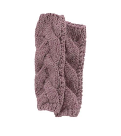 J.Jayz women's fine-knit cashmere cuffs, lightweight winter arm warmers, warming gloves 10369143 Purple