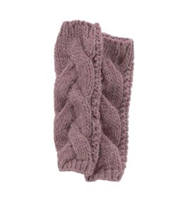 J.Jayz women's fine-knit cashmere cuffs, lightweight winter arm warmers, warming gloves 10369143 Purple