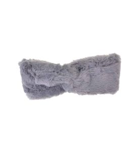 SEEBERGER fascia morbida in pile fascia copricapo accessorio autunnale 64167435 grigio