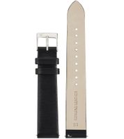 Pierre Cardin Women's Watch with Brand Letters as Numerals, Analog Quartz Watch with Leather Strap, 3ATM, 39mm, CBV.100, Black/Silver, with Black or White Dial