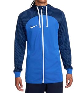 Chaqueta deportiva Nike Strike 23 para hombre con tecnología Dri-FIT. Chaqueta de entrenamiento con bolsillo en el pecho. Chaqueta deportiva DR2571-463. Azul/Blanco.