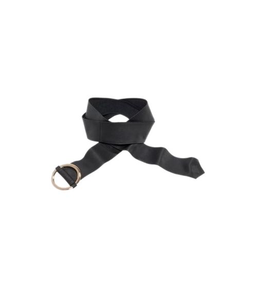 Cinturón de piel para mujer Vanzetti, elegante cinturón para uso diario, cinturón de negocios en conjunto con colgante a juego 71085315 Negro