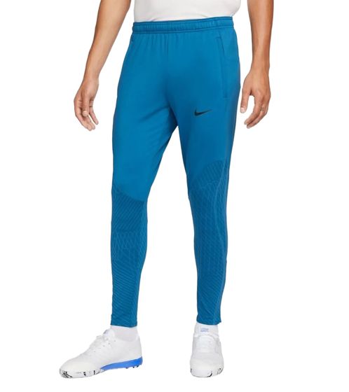 NIKE Men's Fitness Pants with Dri-FIT Technology, Sports Pants with Geometric Design, Slim Fit Jogging Pants DV9269-457 Blue