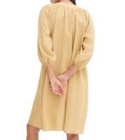 Women's Summer Dress, Blouse Dress with V-Neck, Midi Dress 933266 Yellow