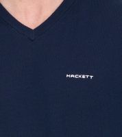 HACKETT LONDON GOLF Herren Baumwoll-Pullover Strick-Pullover mit V-Ausschnitt Langarm-Shirt HMX500D Schwarz, Blau oder Dunkelblau HACKETT LONDON GOLF Herren Baumwoll-Pullover Strick-Pullover mit V-Ausschnitt Langarm-Shirt HMX500D Schwarz, Blau oder Dunkelblau