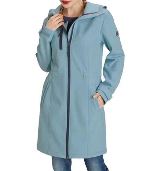 Giacca softshell da donna KangaROOS Giacca da esterno idrorepellente 79417134 Azzurro