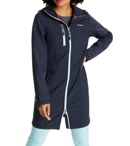 Veste softshell femme KangaROOS, veste outdoor déperlante 78133362 bleu foncé