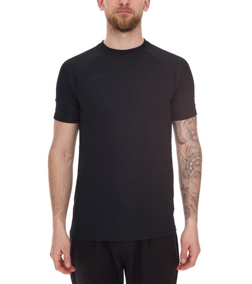 T-shirt d'entraînement durable Nike Academy 21 pour homme avec technologie DRI-FIT, manches courtes, noir, CW6101-011