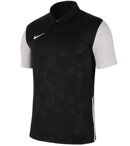 NIKE Y NK TROPHY IV JSY SS Polo per bambini con DRI-FIT Sport Shirt Fitness Shirt BV6749-010 Nero/Bianco